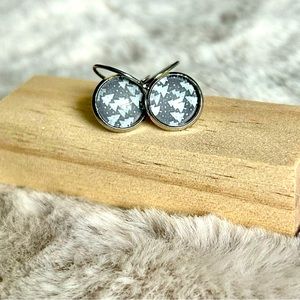 2 for $14 Handmade Christmas Tree Lever Back Earrings